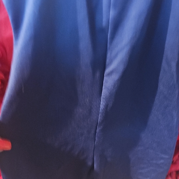 Freestyle Danskin Red and Blue Gymnastics Biketard with Rhinestones Size 10/12 - Picture 8 of 9